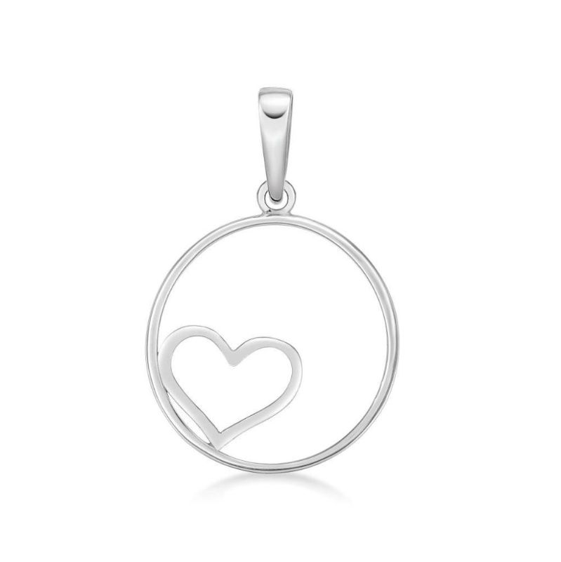 Picture of HEART IN CIRCLE PENDANT